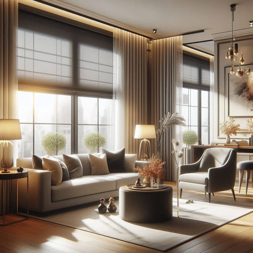 تتميز ستائر الرول الكهربائية والعادية بتصميم عصري يعكس أناقة المساحات الحديثة، مع خامات متينة توفر عزلًا مثاليًا للضوء والحرارة. توفر سهولة في الاستخدام، سواء بالريموت أو بالتحريك اليدوي، وتناسب غرف النوم والمكاتب والصالات بمختلف أذواقها.